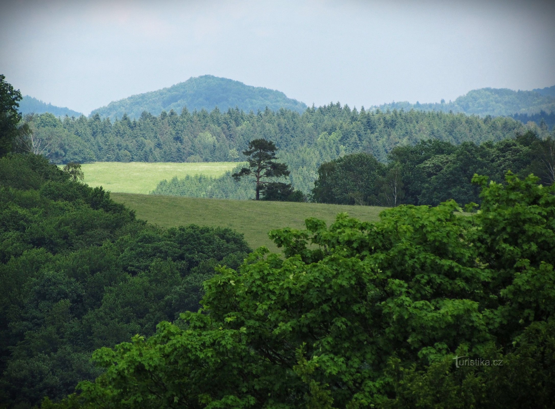 Cresta panoramica vicino a Lačnov