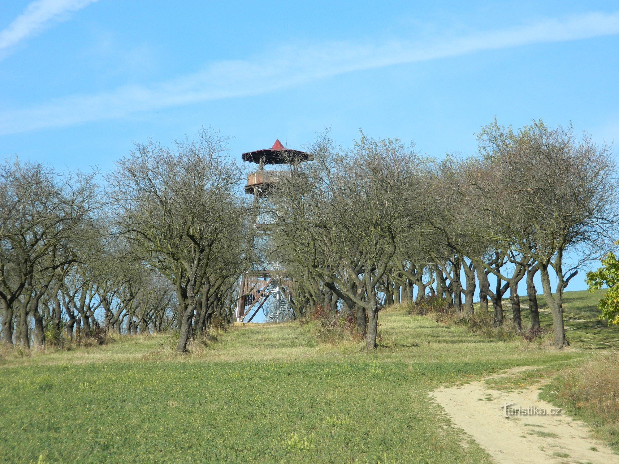 Viaje a la torre de vigilancia en Hustopeče