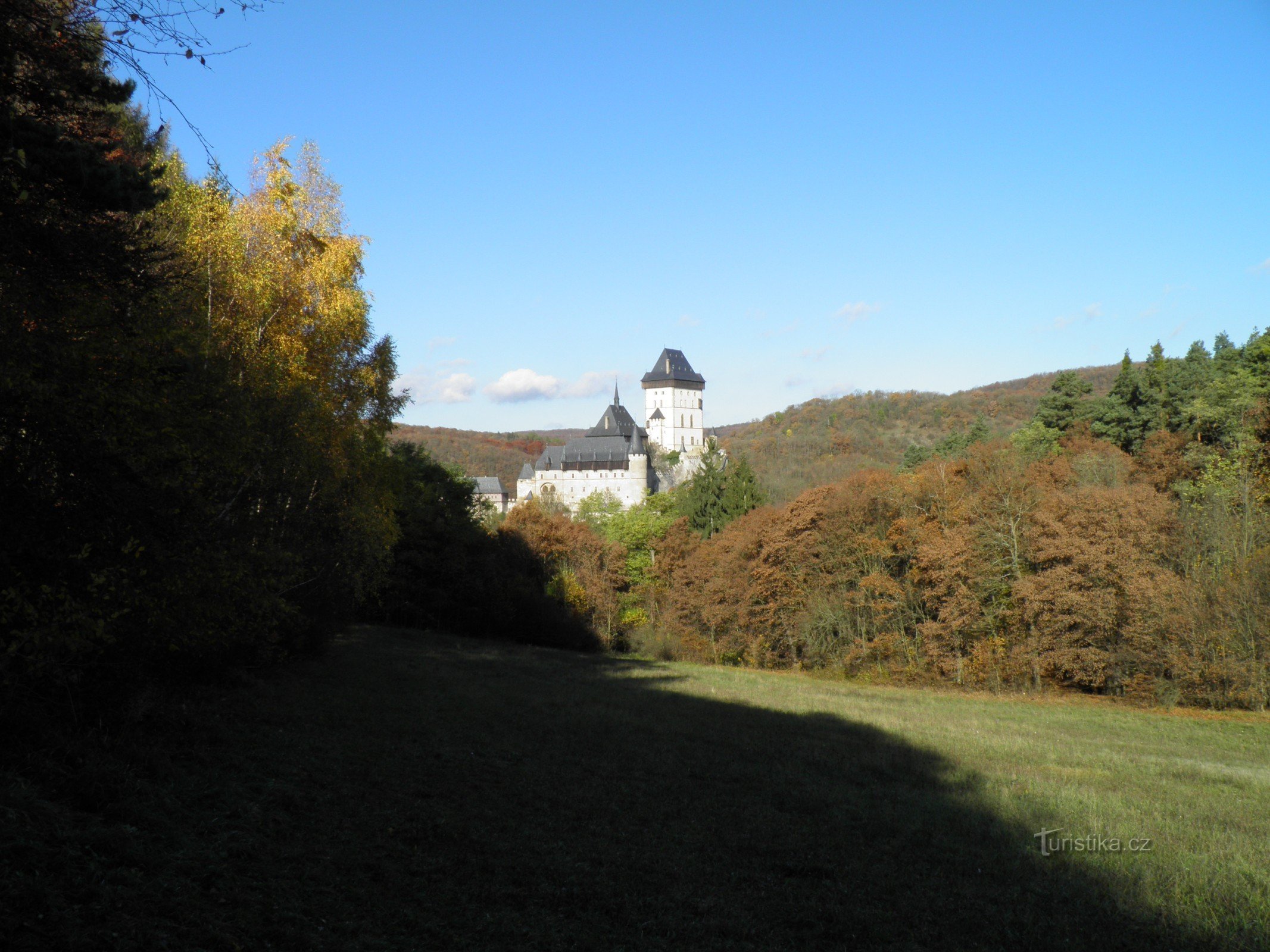 Tur rundt i Karlštejn.