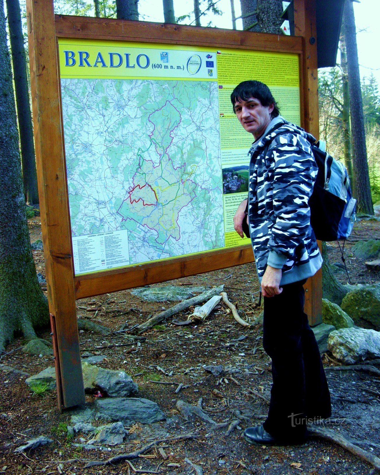 Εκδρομή μέσω Bradlo στο Brníček
