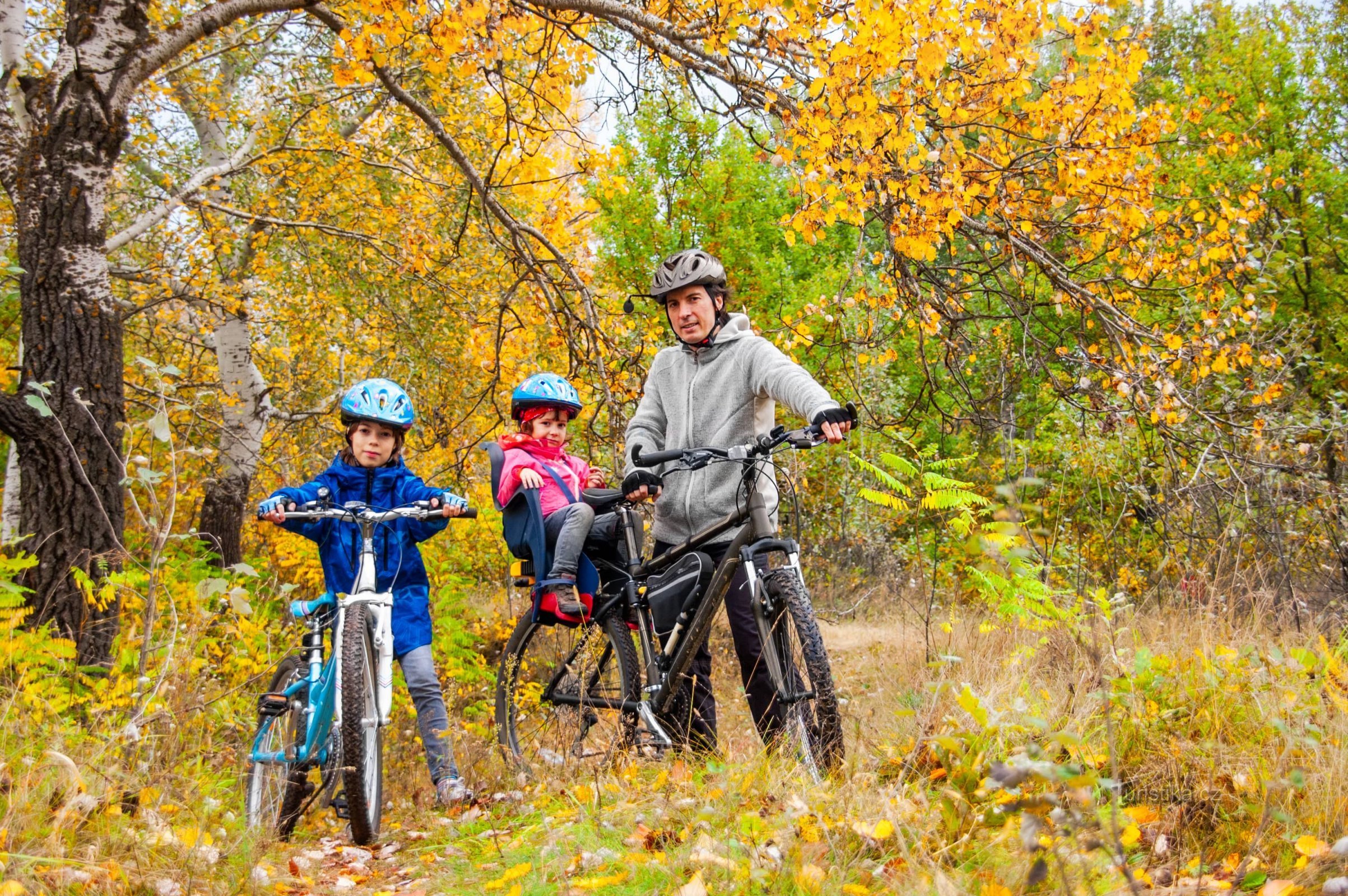 Voyage à vélo avec des enfants, source : spiritmedia