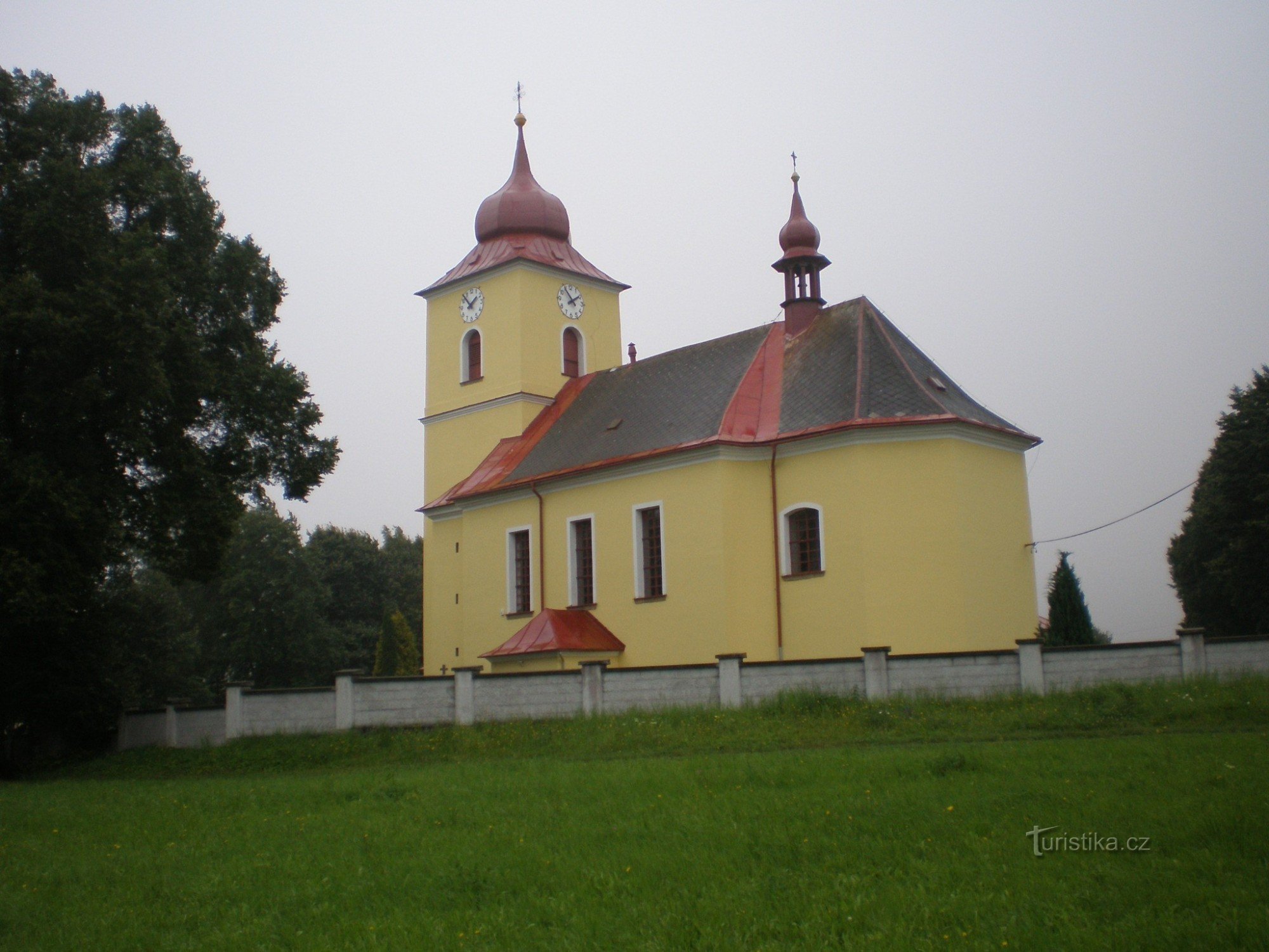 Vryprachtice - Biserica Schimbarea la Față a Domnului