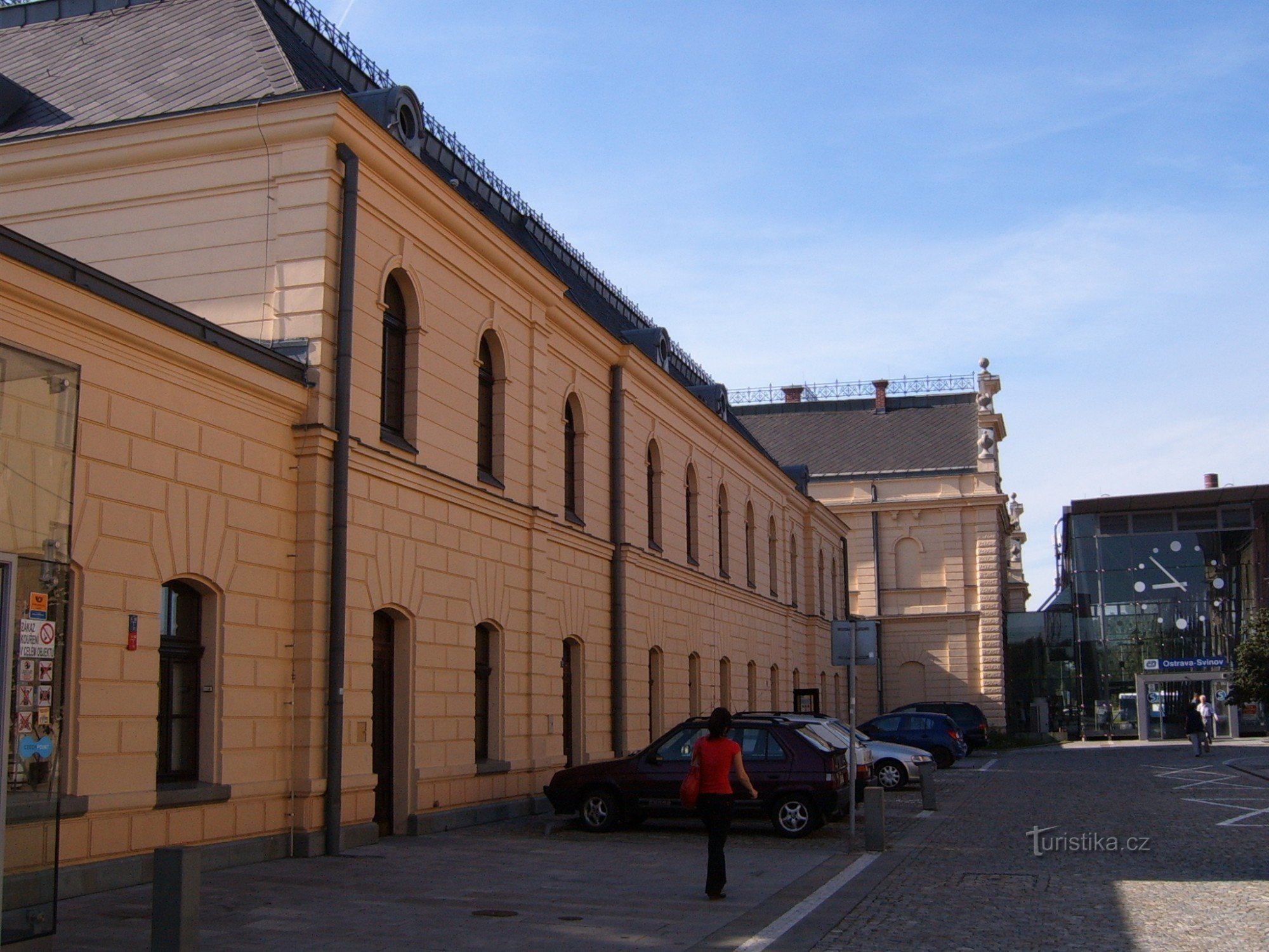 Abfertigungsgebäude des Bahnhofs Ostrava Svinov