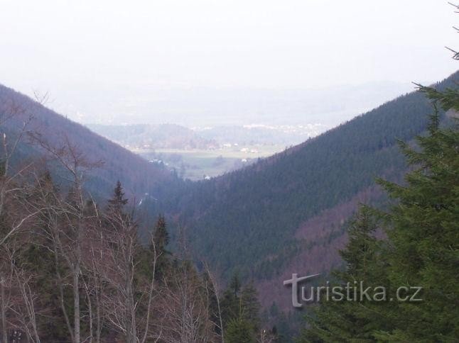 Iskop - pogled na dolinu