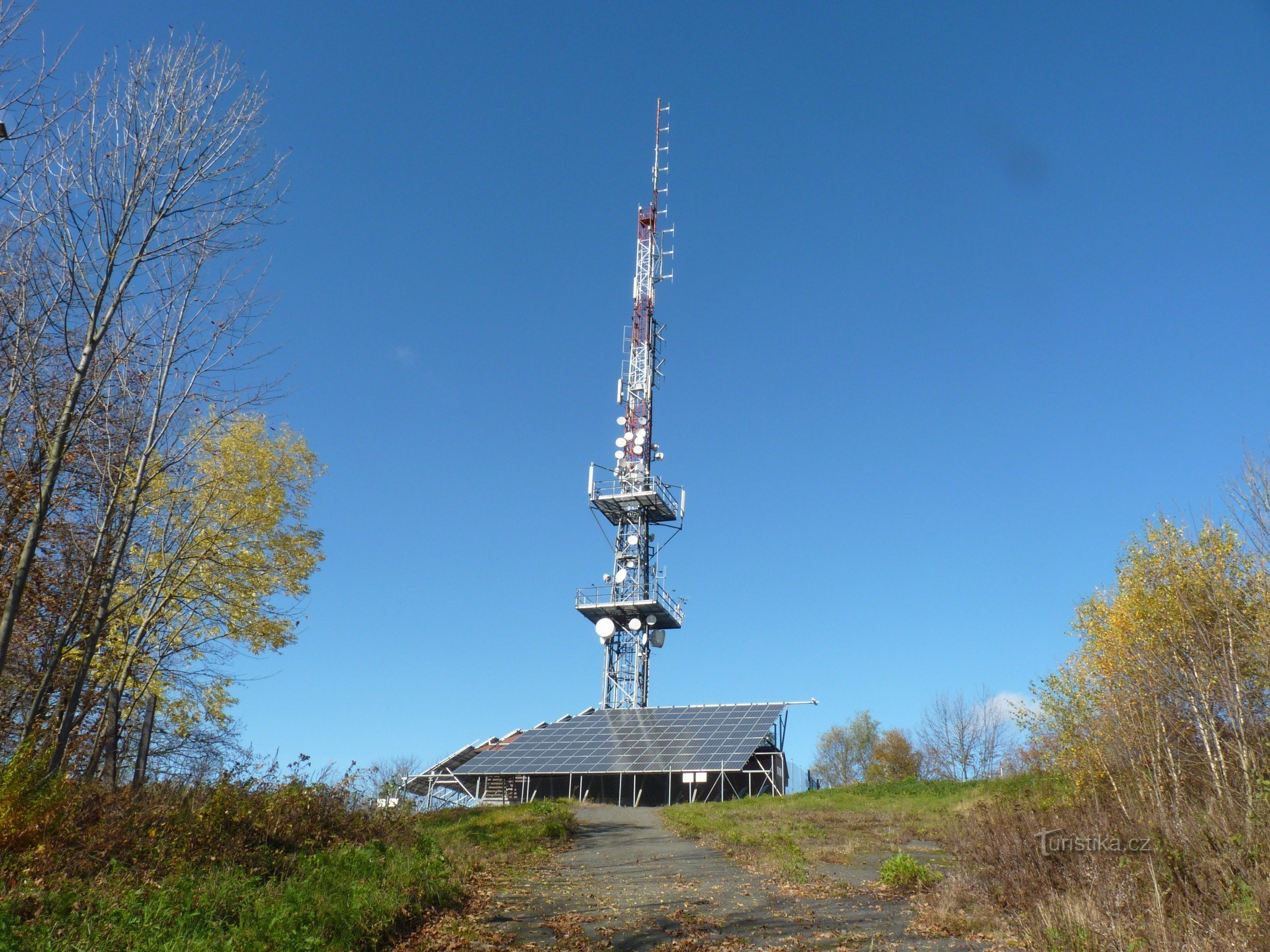 Sender auf Velká Doubrava
