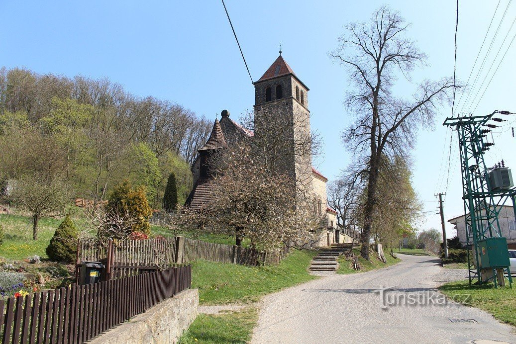 Vyskeř, Костел Успіння Діви Марії