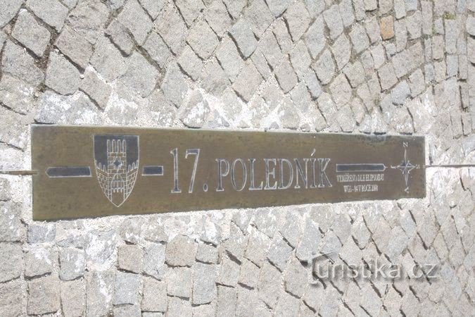 Vyškov - siedemnasty południk