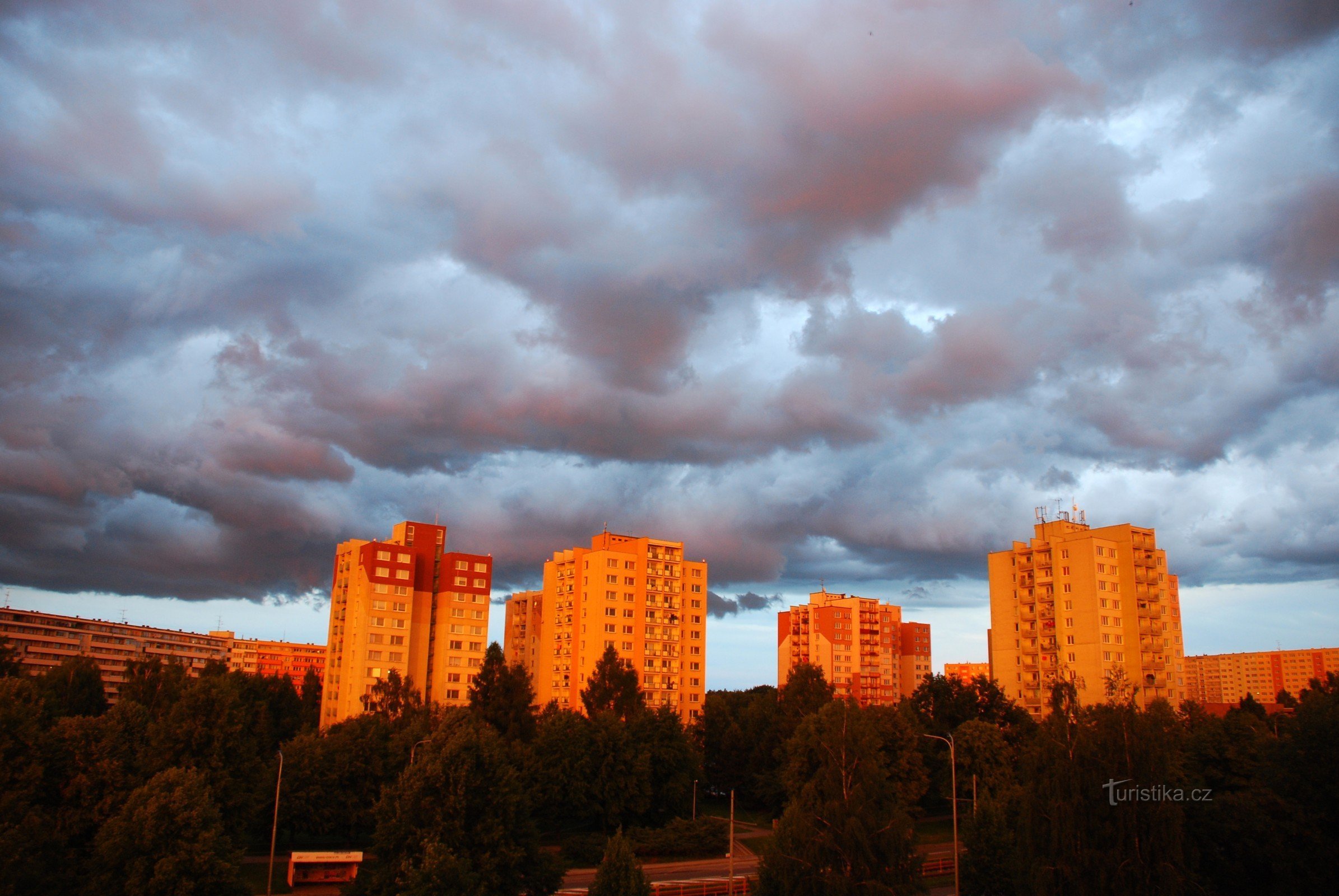 High-rise skyscrapers