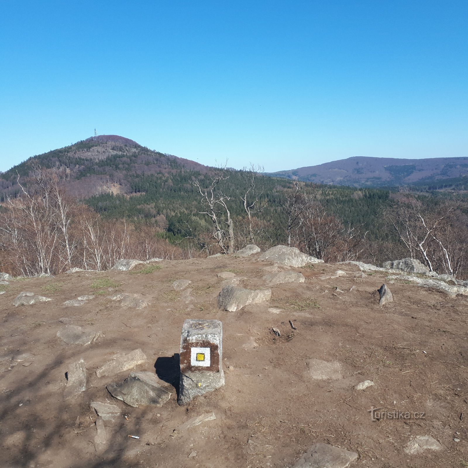 wandeling naar Malý Stožec