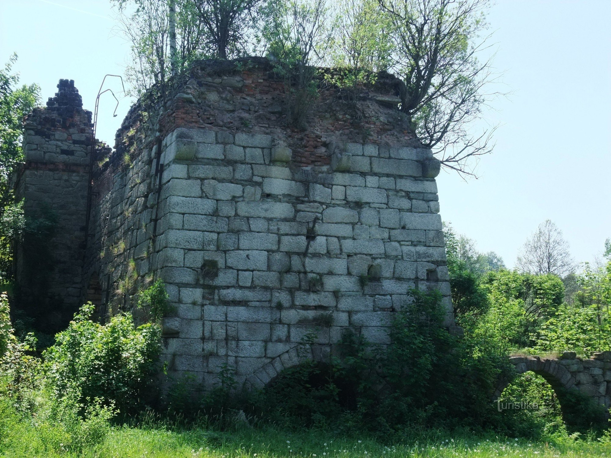 Blast furnace in Šindelová