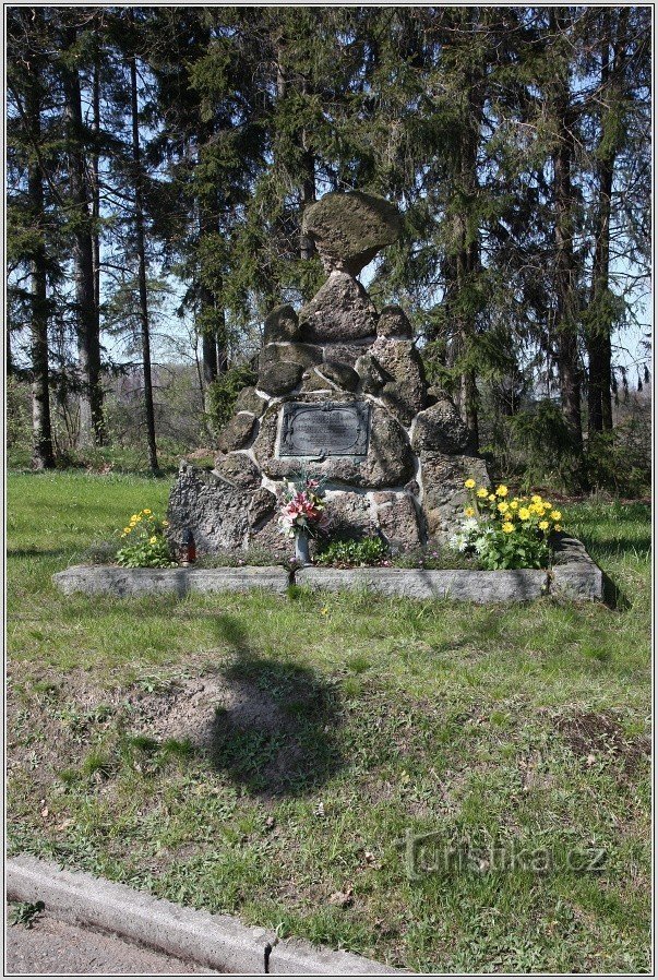Vysoka Srbská - Denkmal