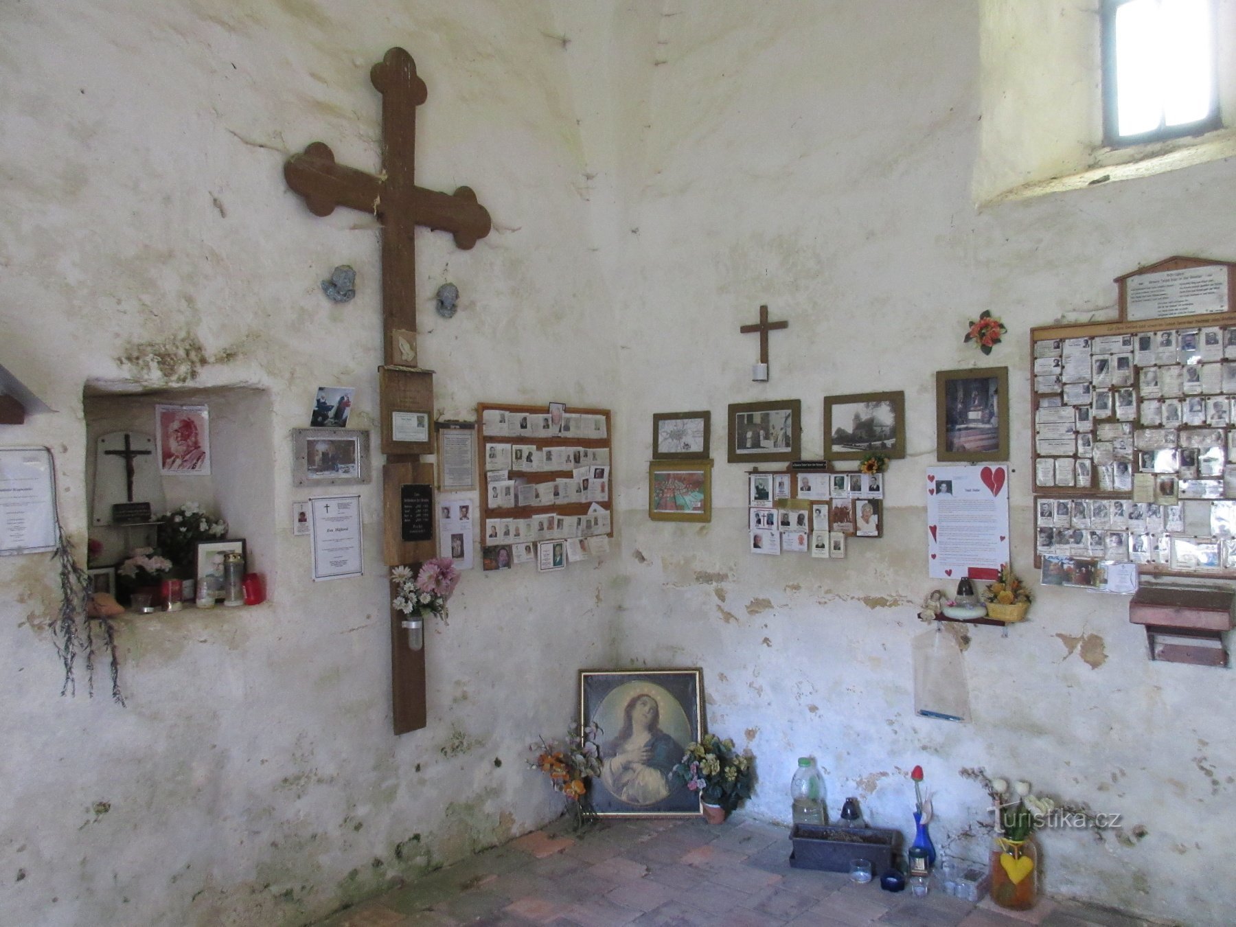 Vysoka - ruins of the church of St. John the Baptist