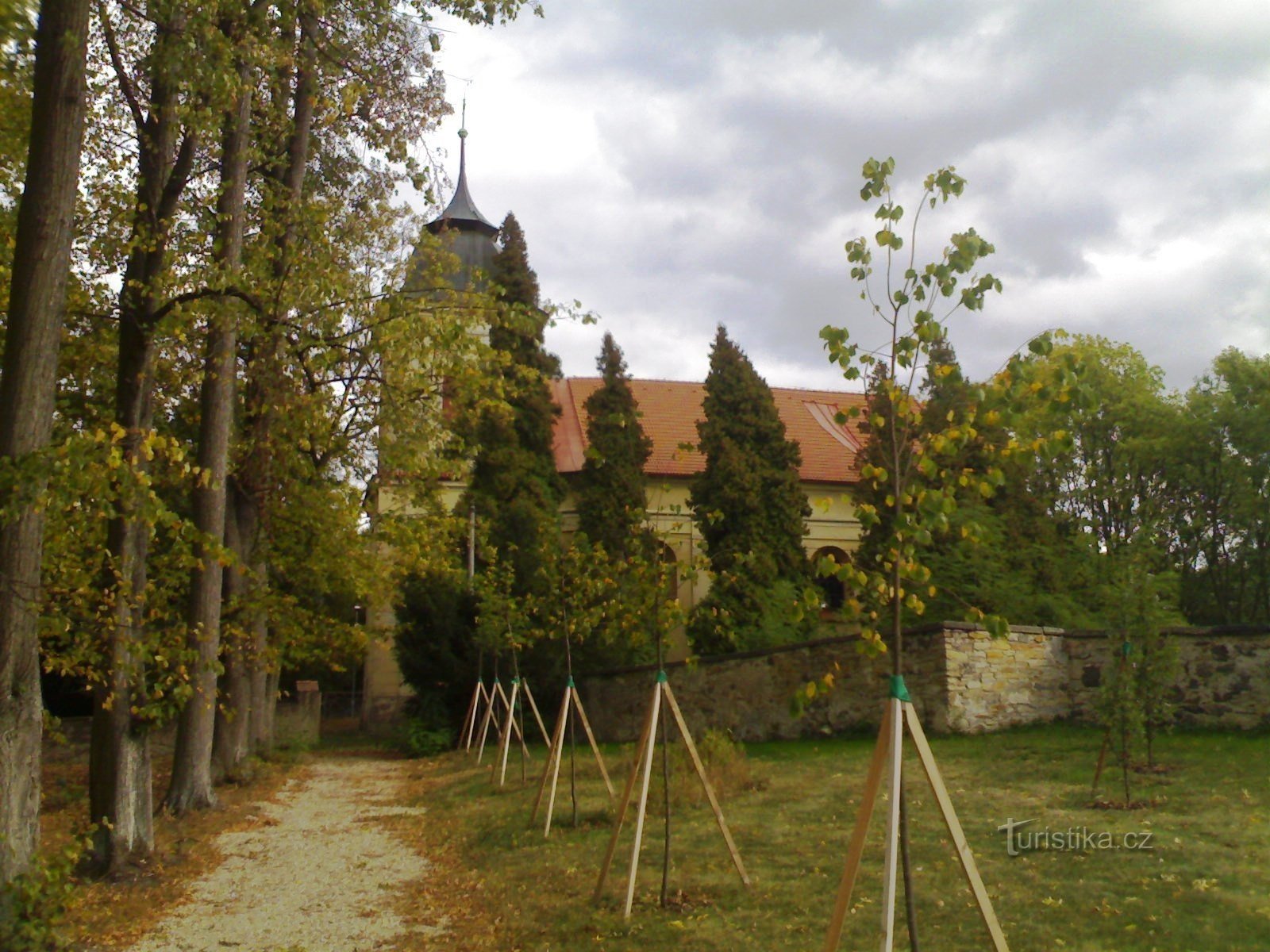 Vysoké Chvojno - kirken St. Gothard