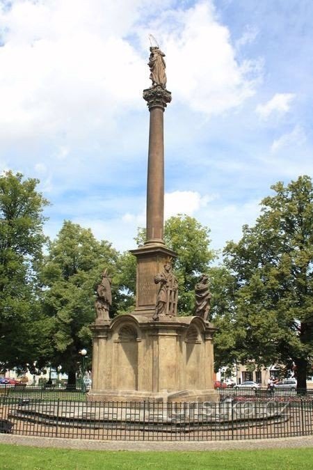 Vysoké Mýto - Columna mariana