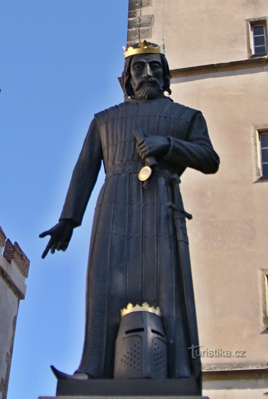 Vysoké Mýto - statue af Přemysl Otakar II.