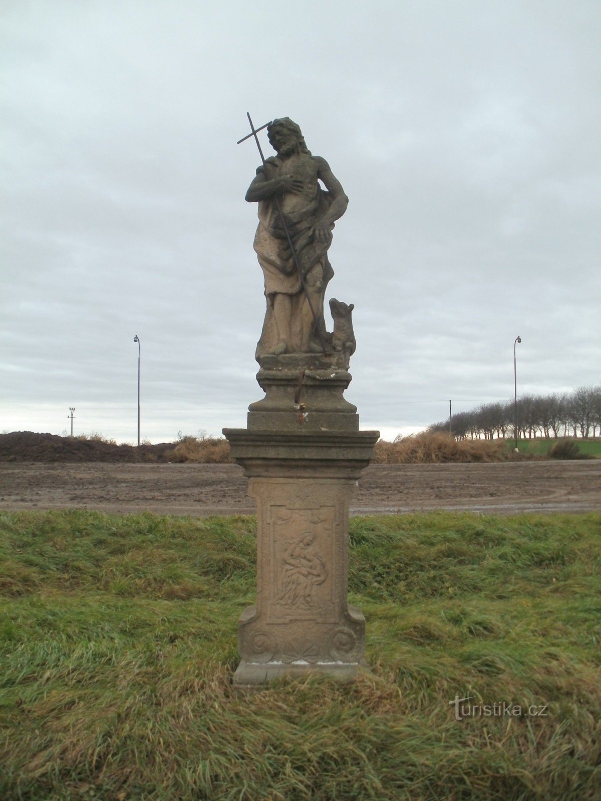 Vysoké Veselí - pomník sv. Jana Křtitele