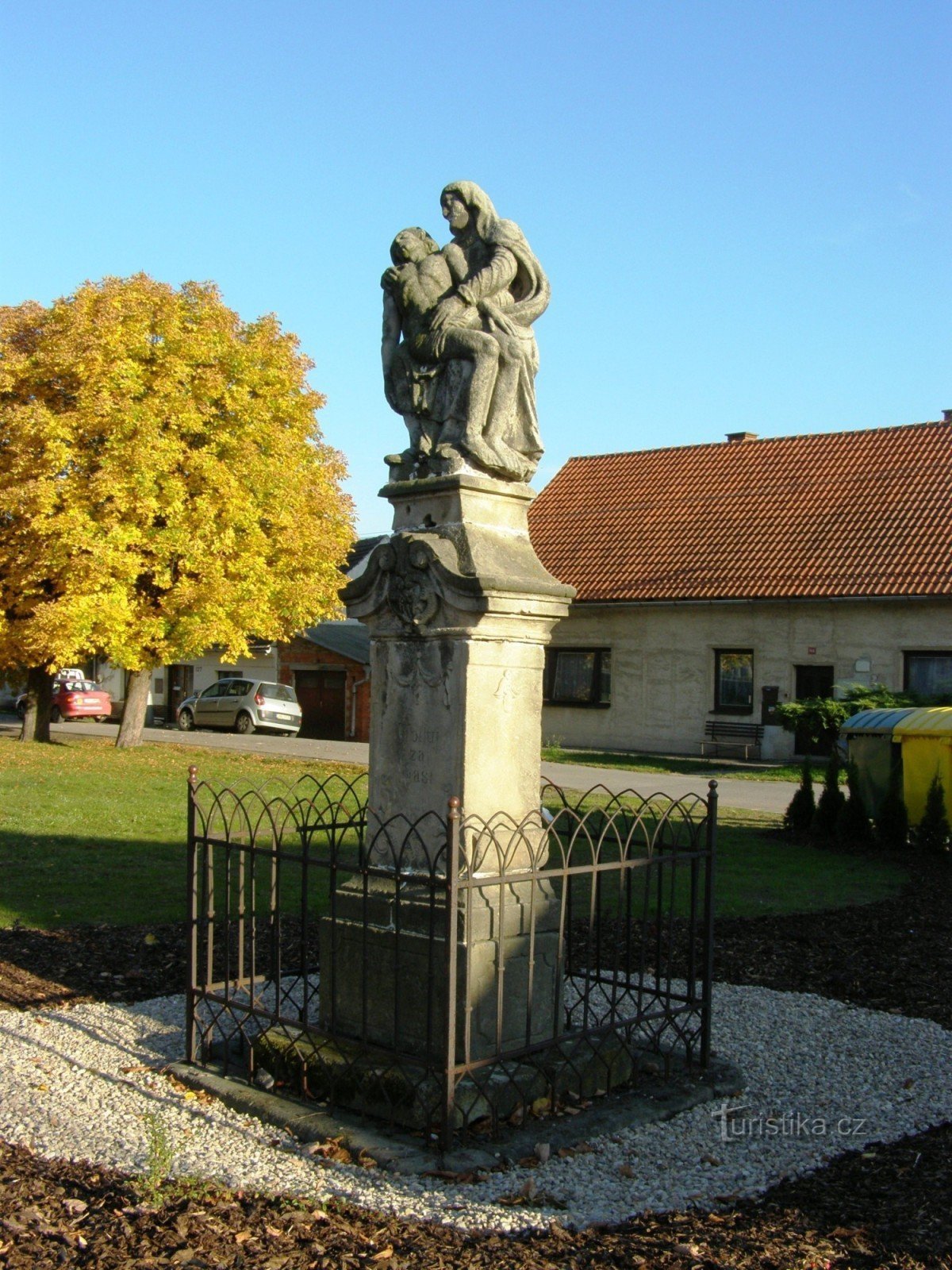 Vysoké Veselí - pomnik św. Dziewica Maryja