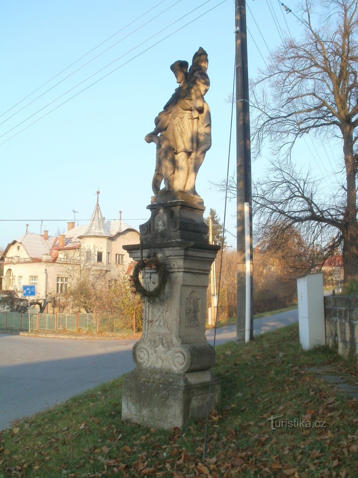 Vysoké Veselí - tượng đài St. Wenceslas