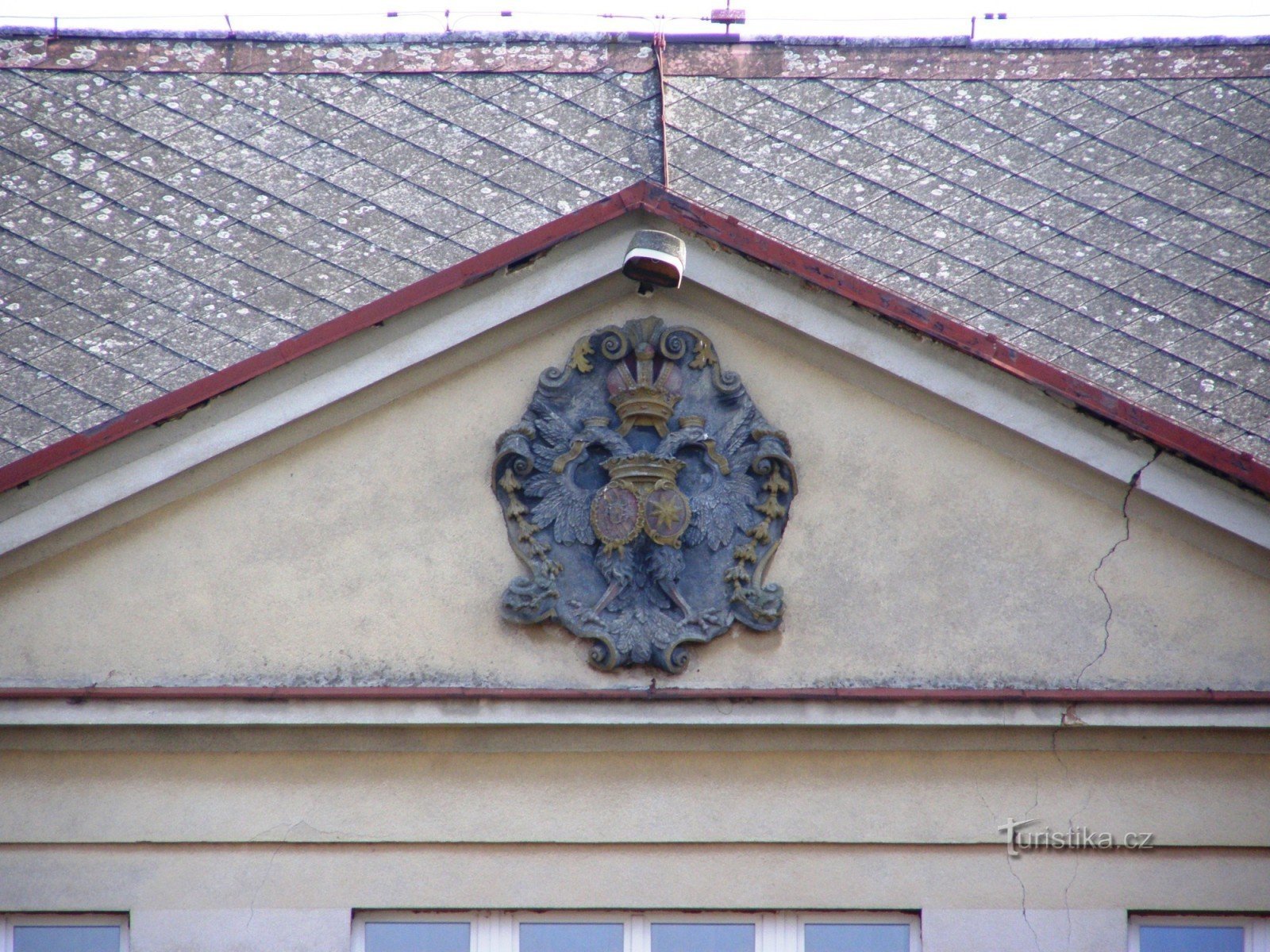 Vysoké Veselí - castillo, escudo de armas