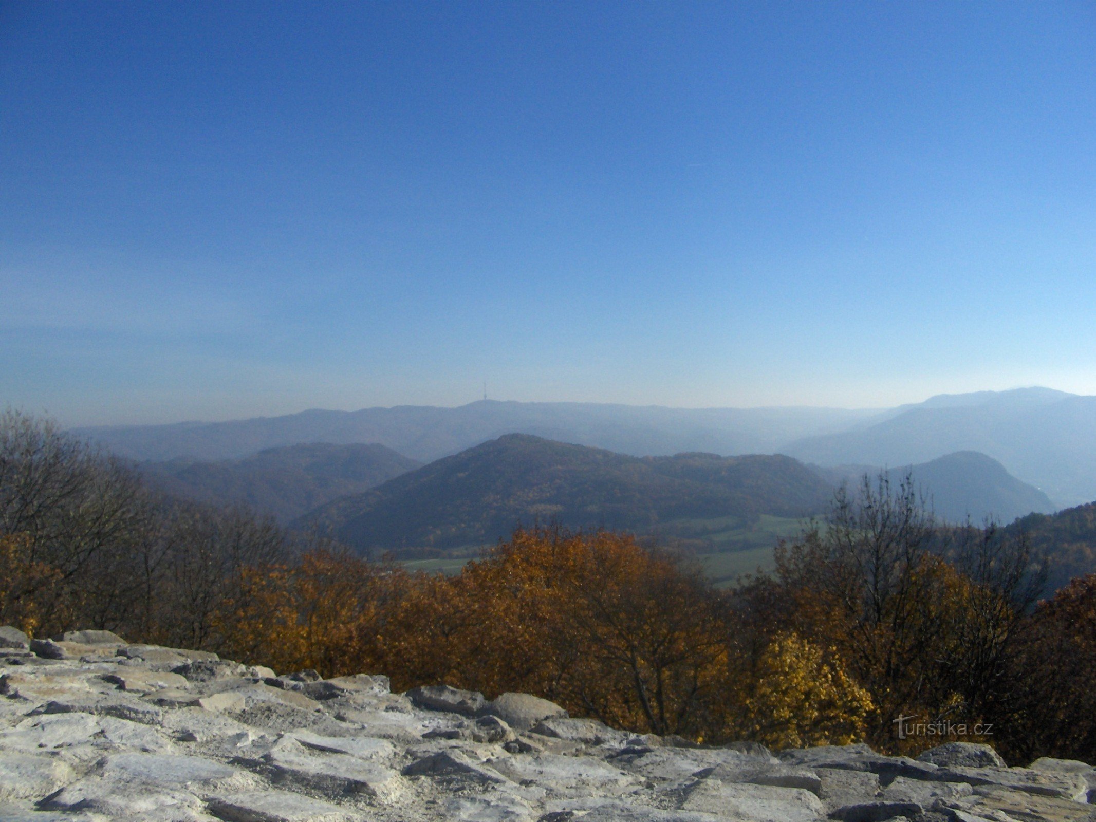 Uma pedra alta do Castelo de Blansko