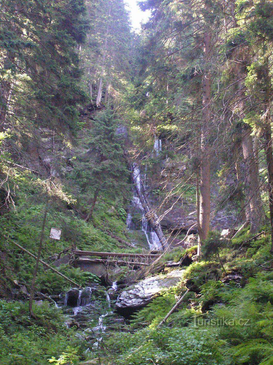 Cascata alta (luglio 2007)