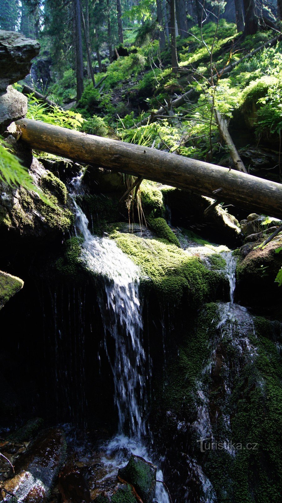 Cascada alta - la cascada más alta de Jeseníky