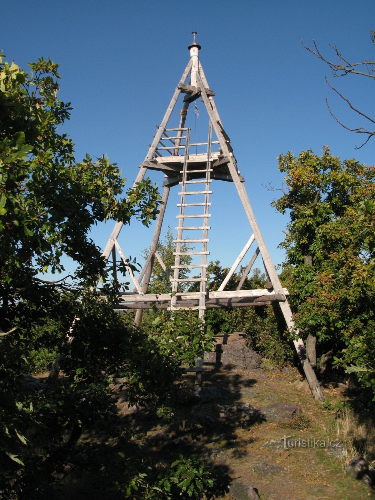 High hill, lookout tower