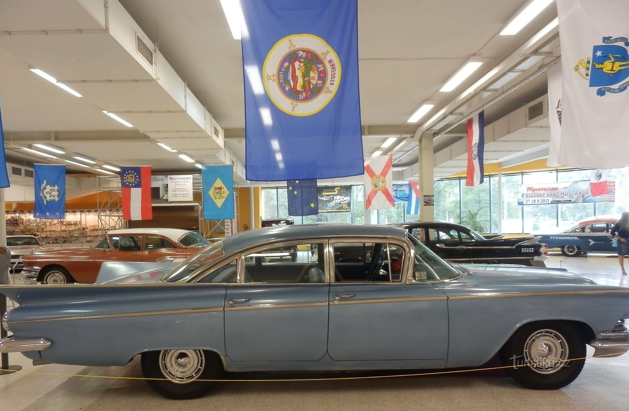 Amerikaanse oldtimer tentoonstelling