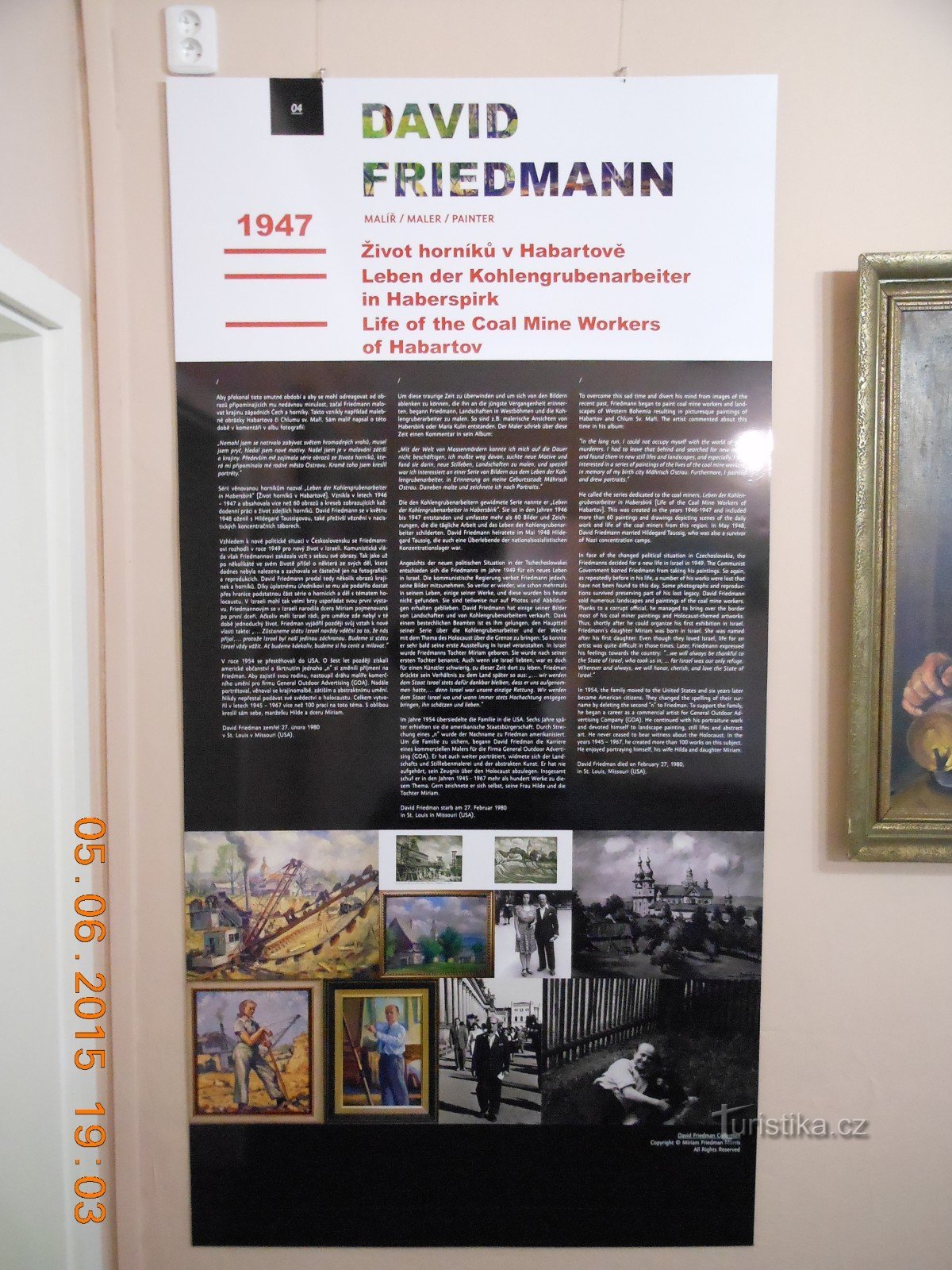 Exhibition DAVID FRIEDMANN - Sokolov Museum