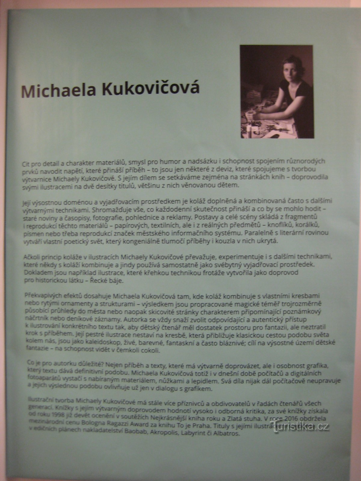 Expoziție Michaela Kukovičová - Bubluch, Duchnous și alții - Cot