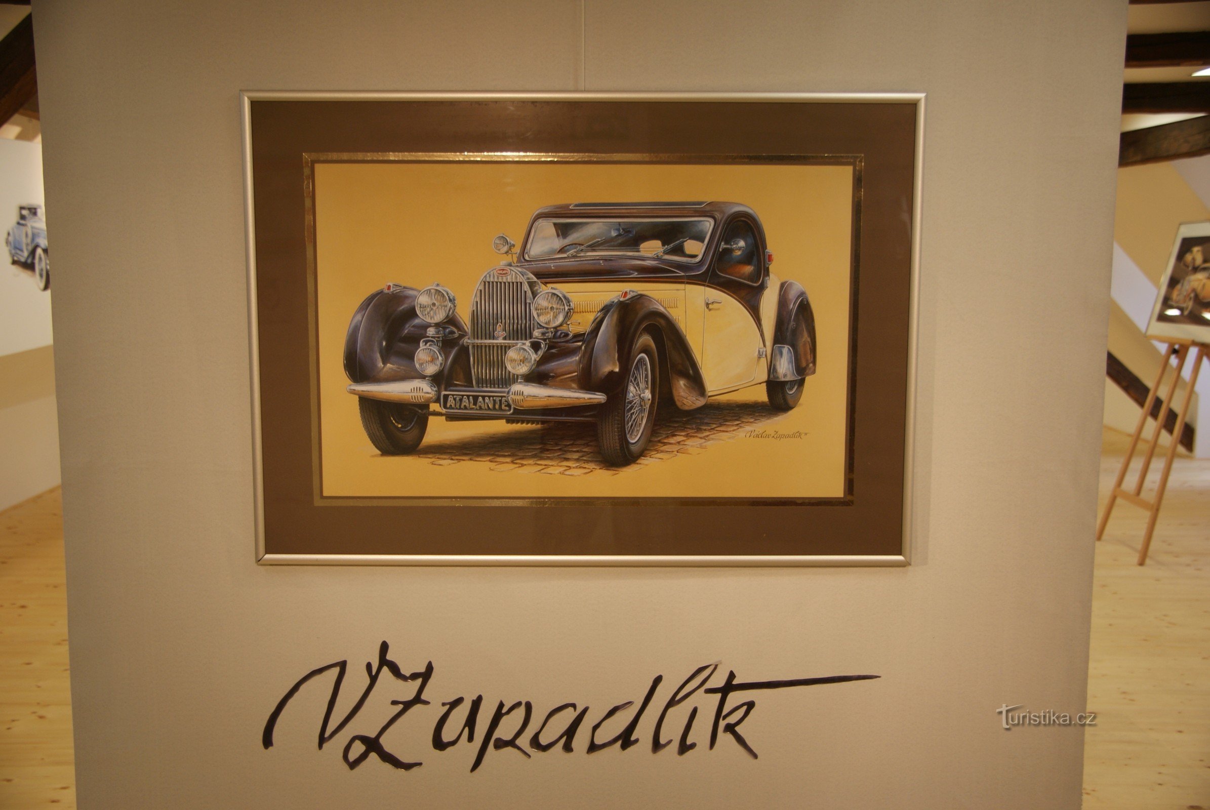 Václav Zapadlík 展览“汽车世界的图像”