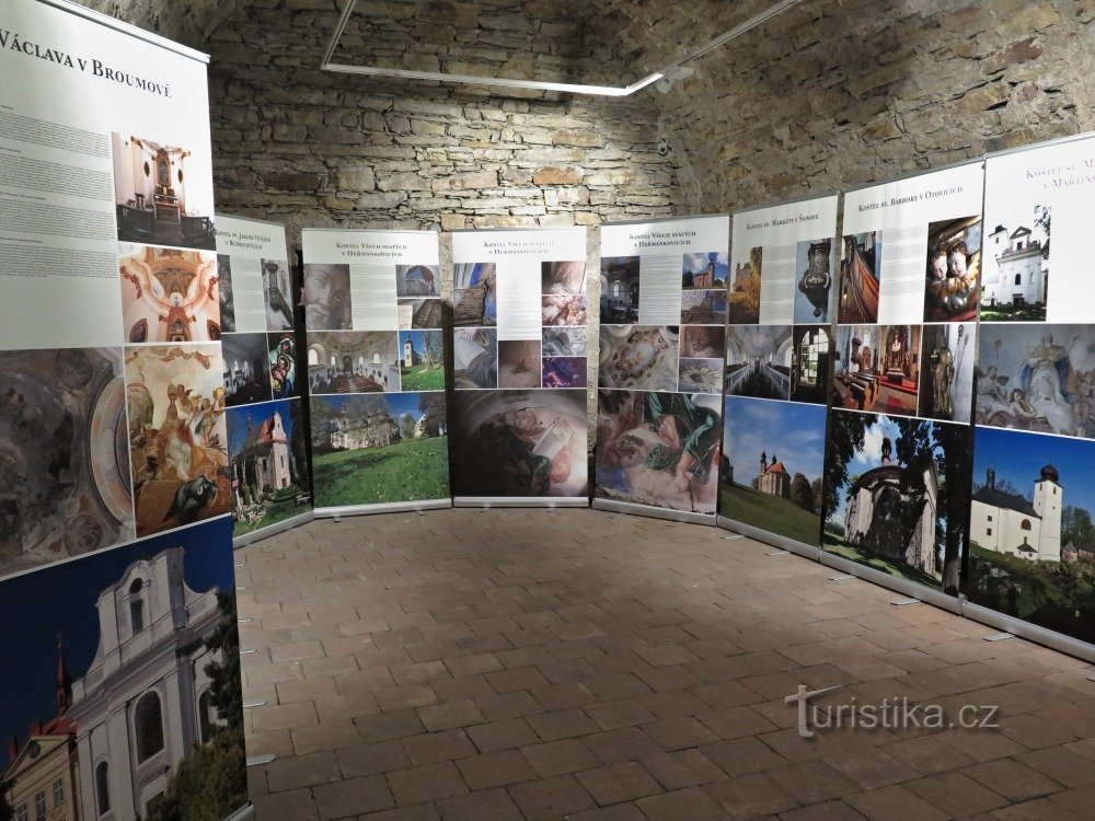 exhibition interior of the tower