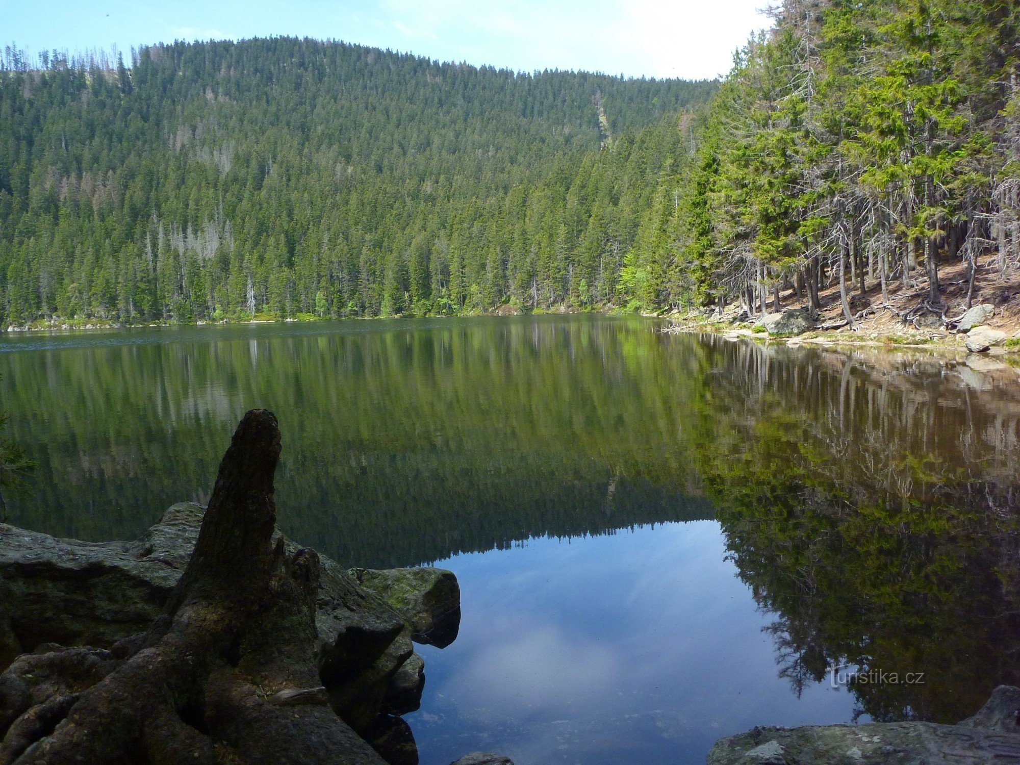 Vytet em torno dos lagos Šumava - Černé e Čertovo