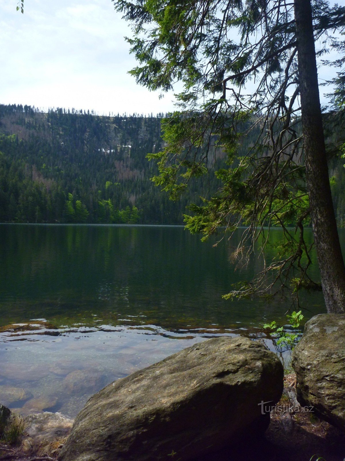 Vytet runt sjöarna Šumava - Černé och Čertovo