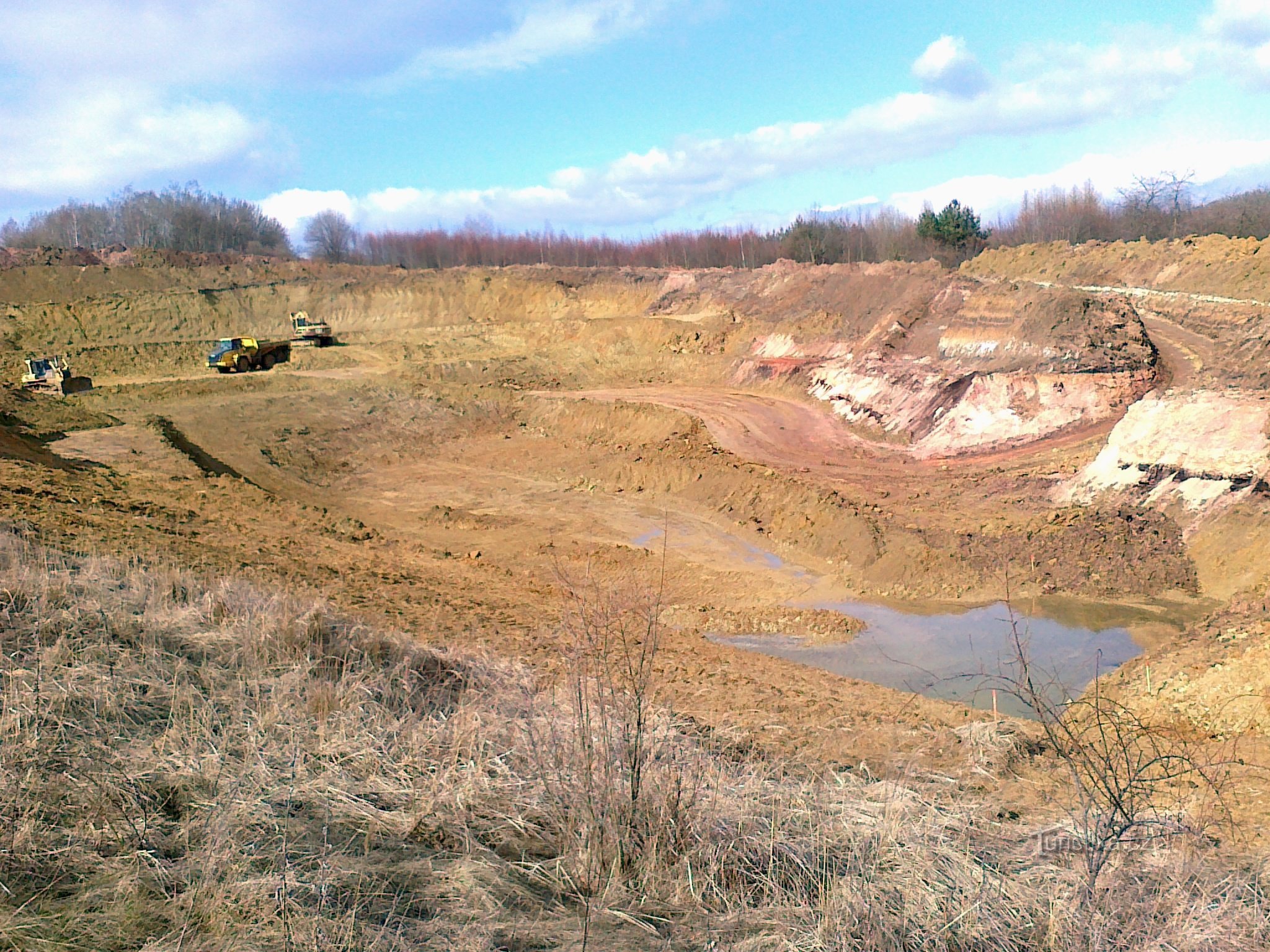 a new bentonite quarry is created