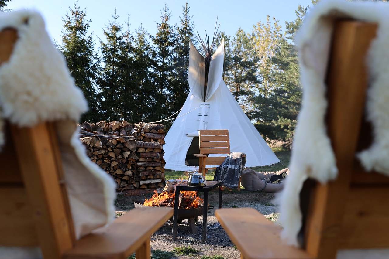 Wakan Tipi – soukromý glamping v podhůří Šumavy