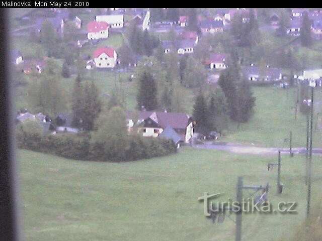 Webcam - Bedřichov, station de ski Malinovka (photo prise de la webcam de l'opérateur)