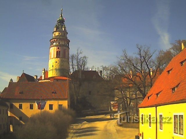 Spletna kamera - Český Krumlov (fotografija posneta s spletne kamere operaterja http://www.vi