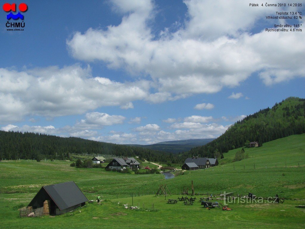 Webkamera - Jizerka (foto pořízeno z webkamery provozovatele)