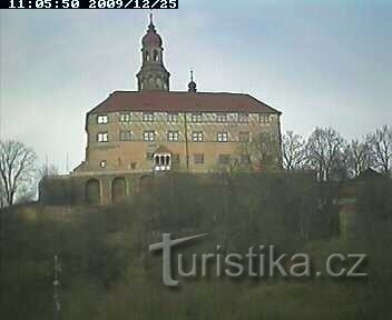 Webcam - Náchod - château (photo tirée de la webcam de l'opérateur http://www.z