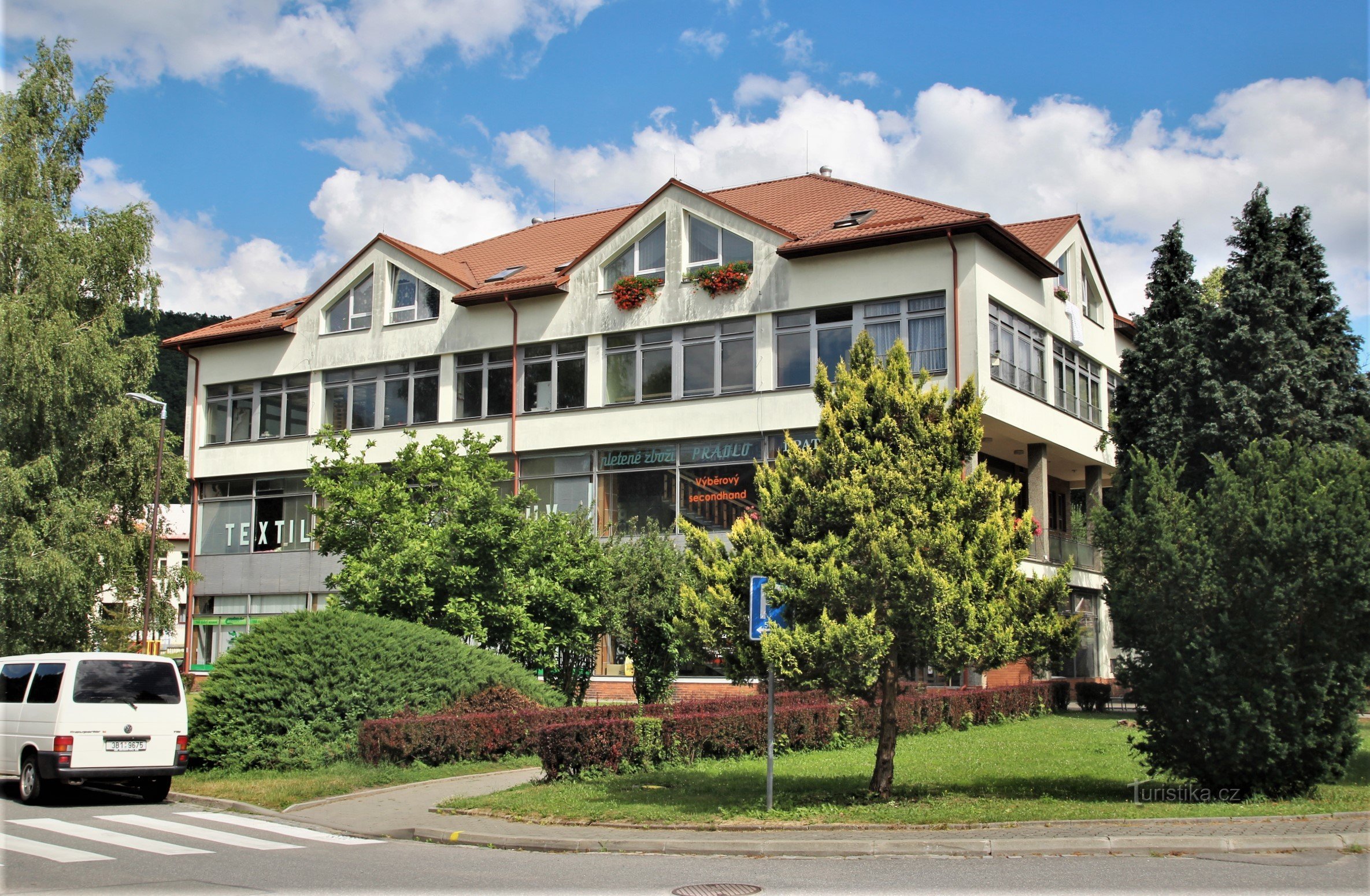 The webcam is located on the premises of the department store