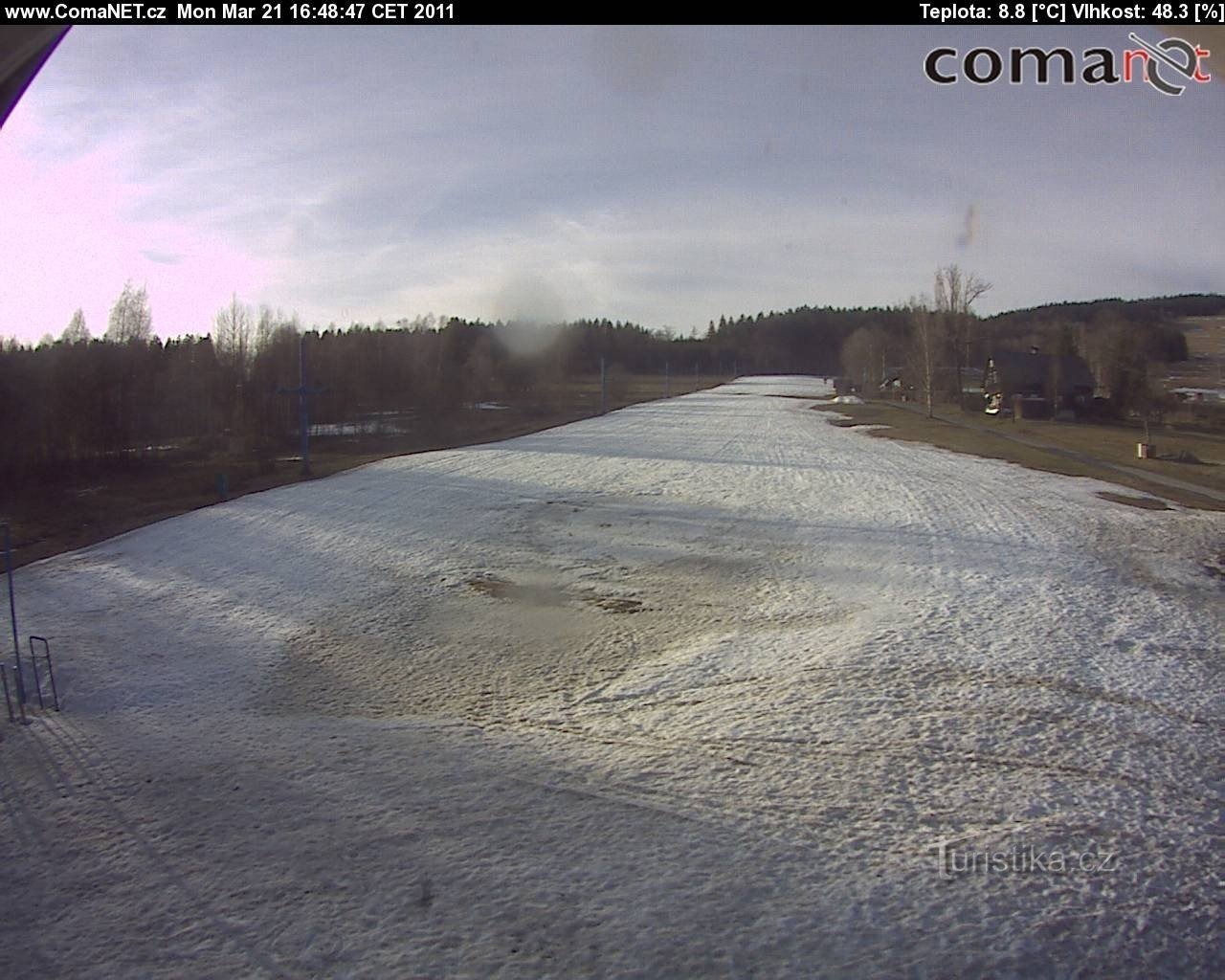 Webkamera Studenov - Rokytnice (foto pořízeno z webkamery provozovatele  http://www.comanet.cz/)