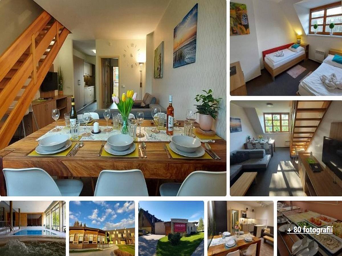 Wellness apartmány Říčky - fotomix