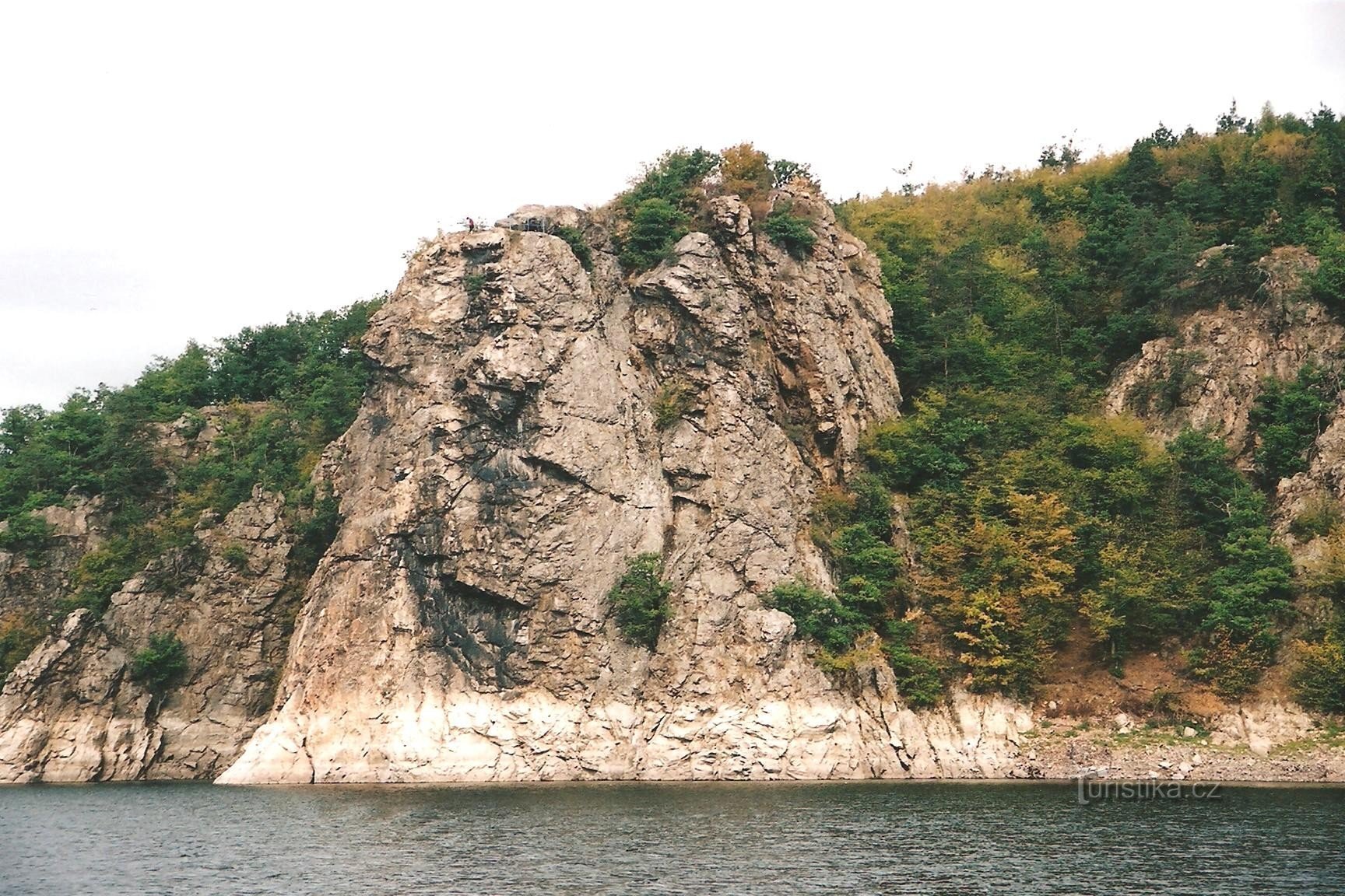 Wilson's rock from the ship