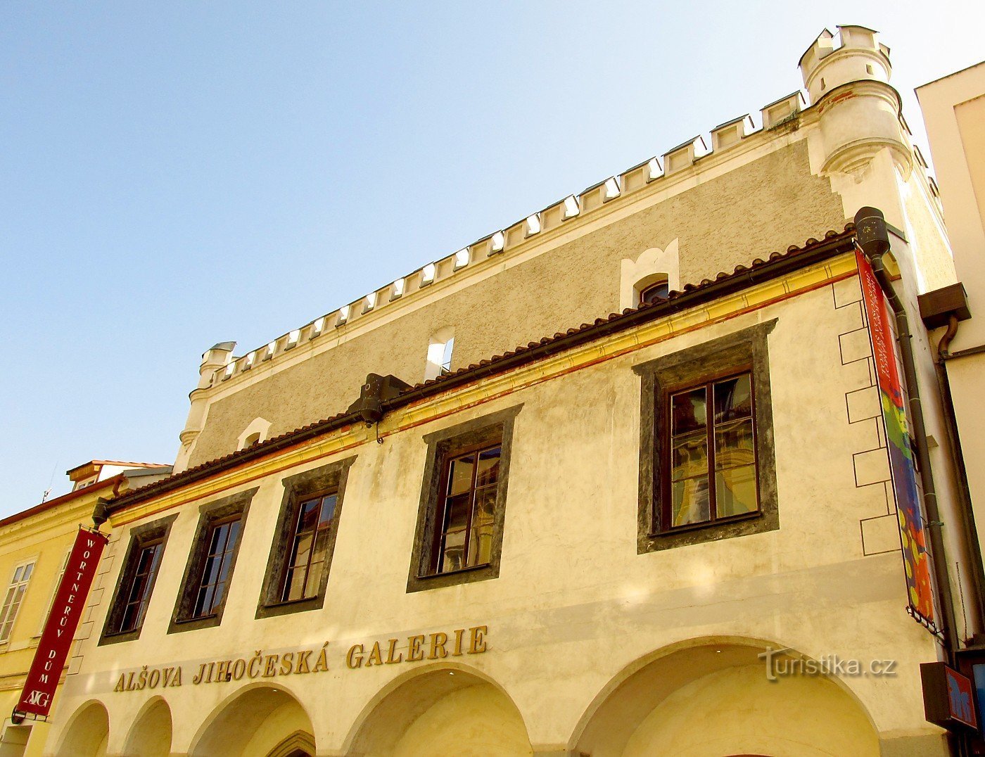 La casa di Wortner a České Budějovice