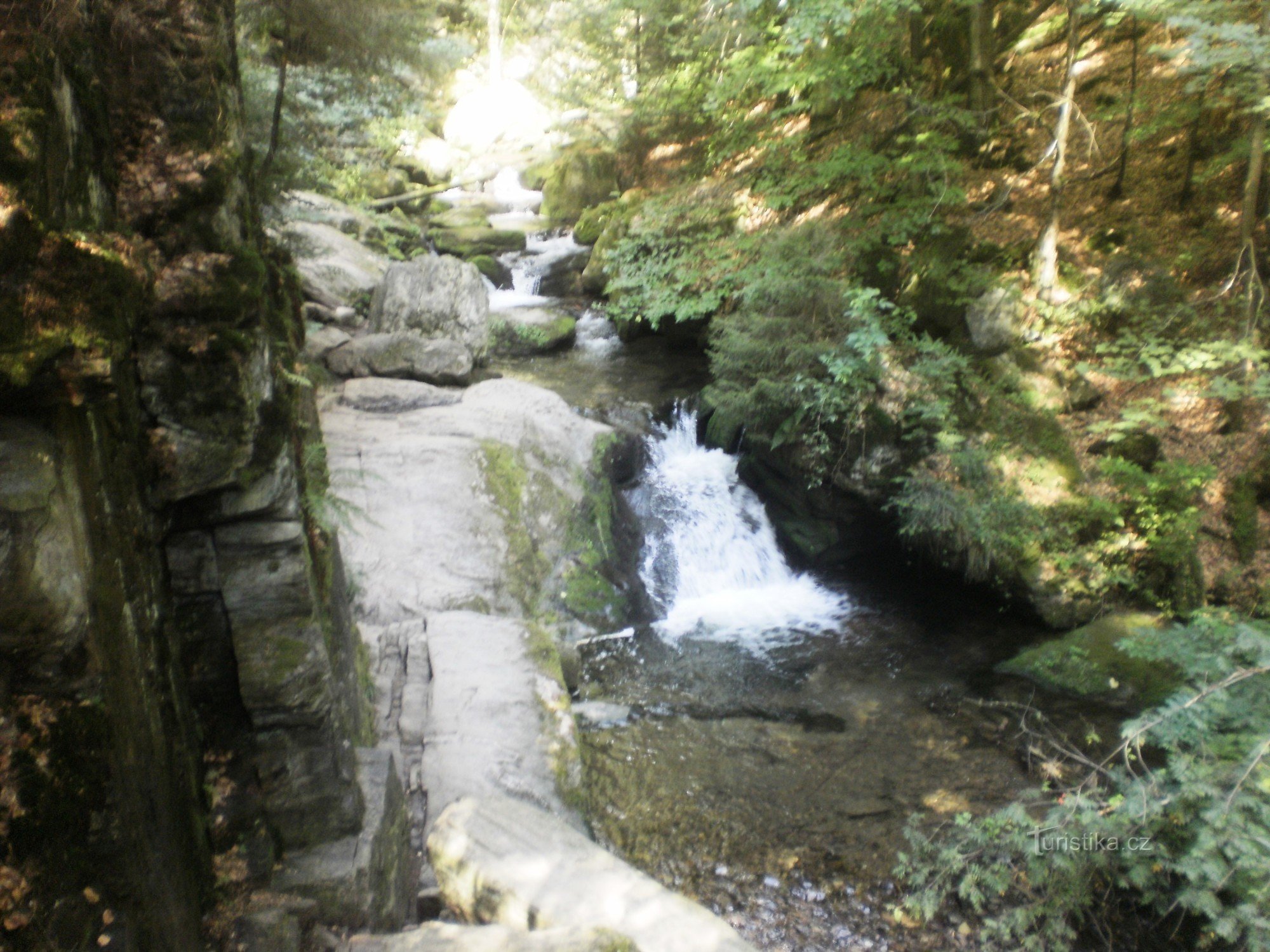 Desde Dlouhá Loučka a través de las cascadas hasta Rýmařov