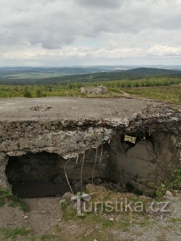 Von Dolní Kvaně nach Dolní Kvaně durch einen atemberaubenden Felsen, den ehemaligen Flughafen und den Jordan.