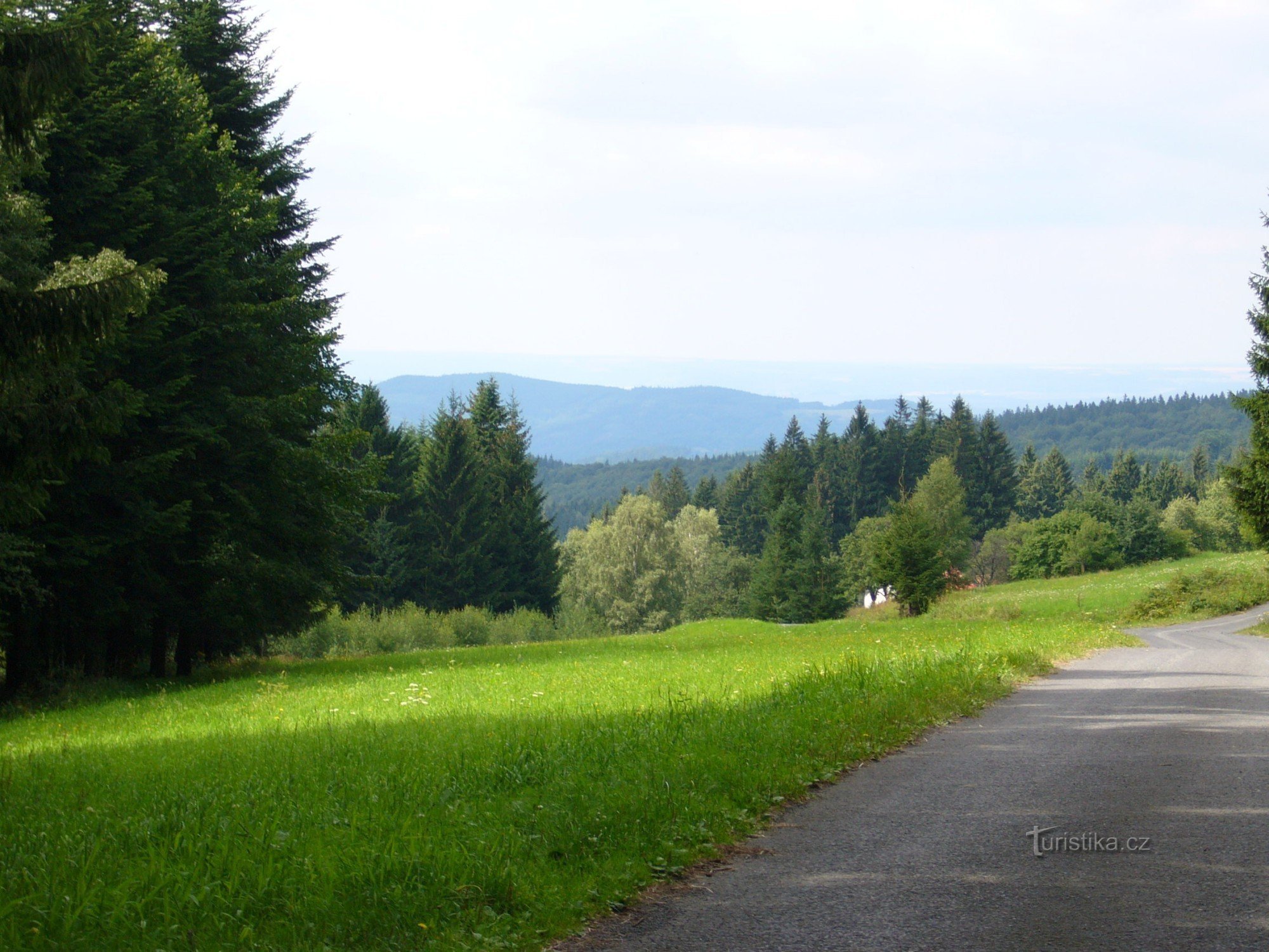 van Dušná via Klenov naar de Bystřička-dam