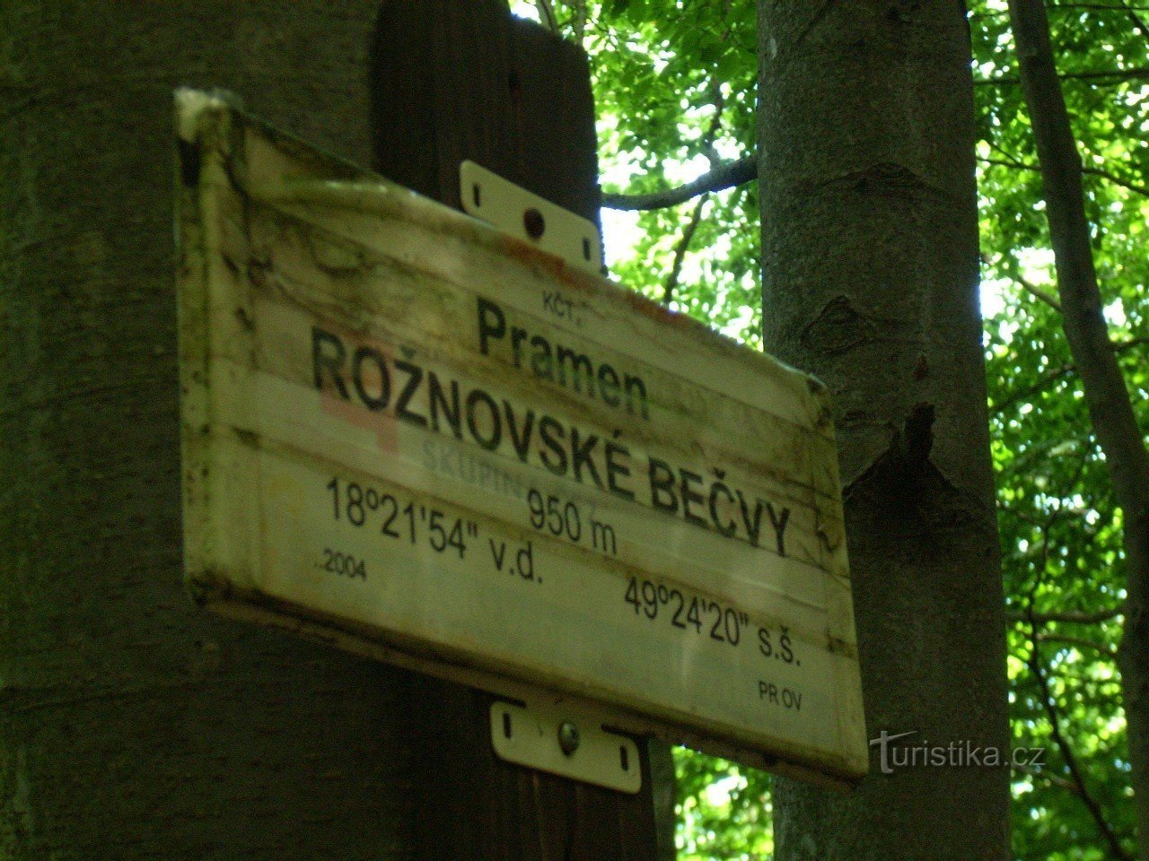 De la Horní Bečva până la izvorul Rožnovská Bečva