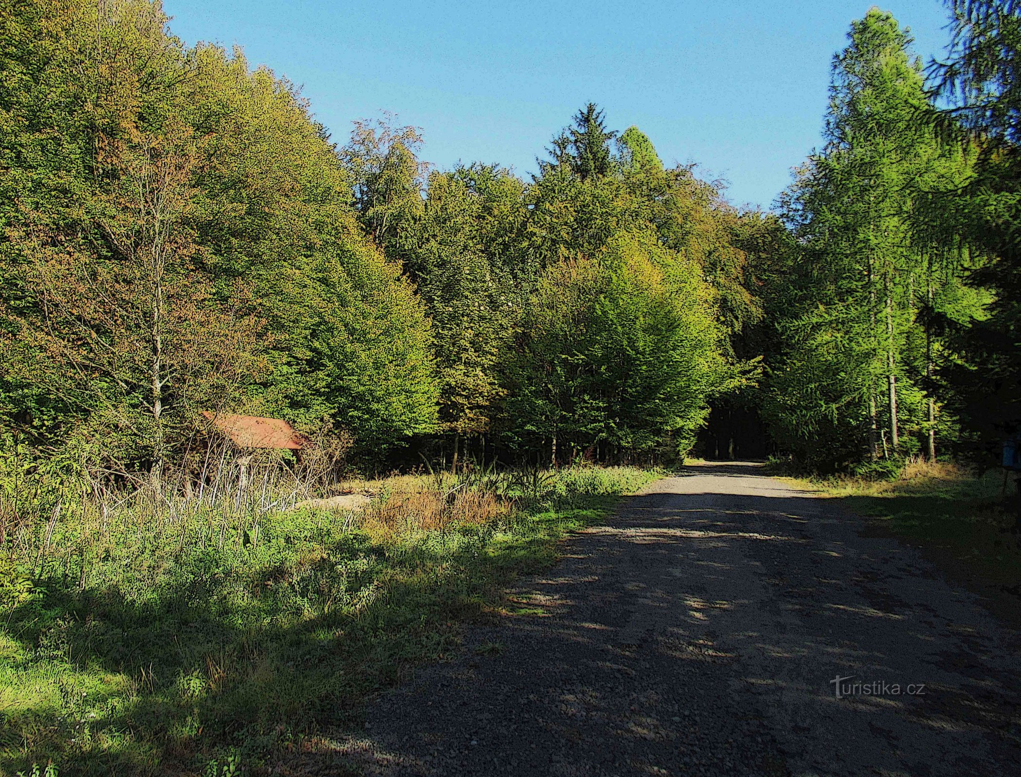 From Horní Lhota to Janov hrad nad Vizovice